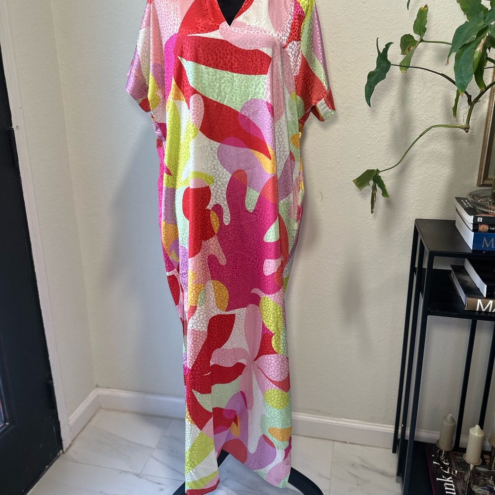 CROSBY by Mollie Burch Colorful Abstract Maxi Dress